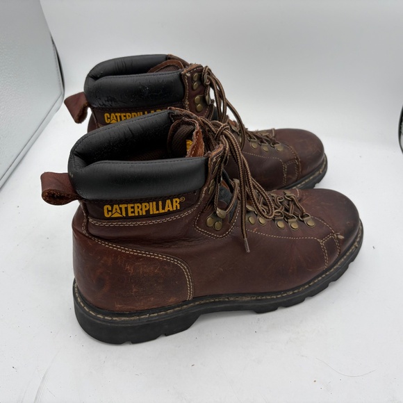 Caterpillar Alaska Techni Flex Leather Work Boots 12 Mens - Picture 2 of 15
